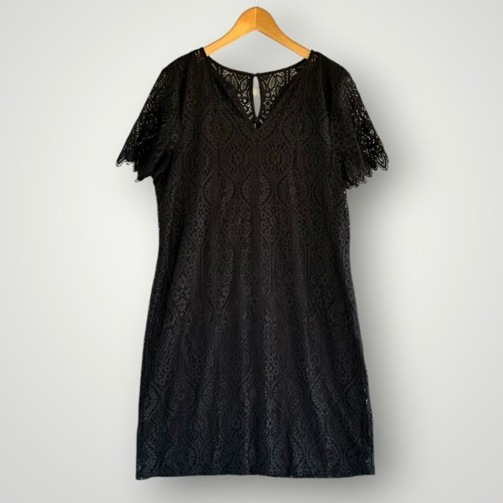 🎉5 for $45 🎉 C Wonder Black Lace Dress Women Size 14